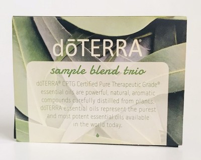 doTERRA Sample Blend Trio Essential Oils Breathe OnGuard DigestZen ~ Fast Ship