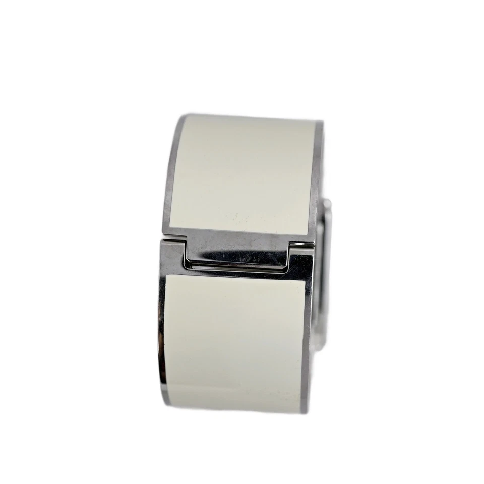 Reloj Brazalete Coach Damas Cuarzo Suizo Esmalte Oro Blanco Caja Papeles Foto 2 de 4