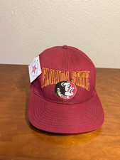 Vintage Florida State Seminoles Snapback Hat Made In USA NOS College Cap FSU