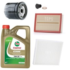 SERVICE KIT FOR SKODA KAMIQ 1.0 TSI MK1 2019+ W/ 4L CASTROL 0W20 + 3 FILTERS