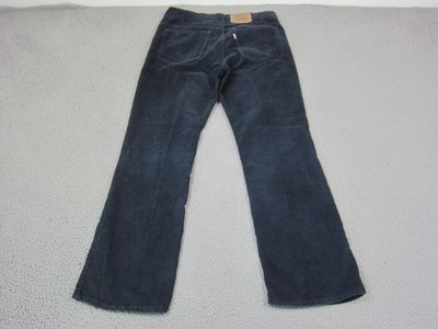 Vintage Levis 517 Jeans Mens 36 x31 Blue Bootcut Flared Corduroy