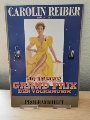 Programmheft 10 Jahre Grand Prix der Volksmusik Carolin Reiber 15.9.1995 Hannove