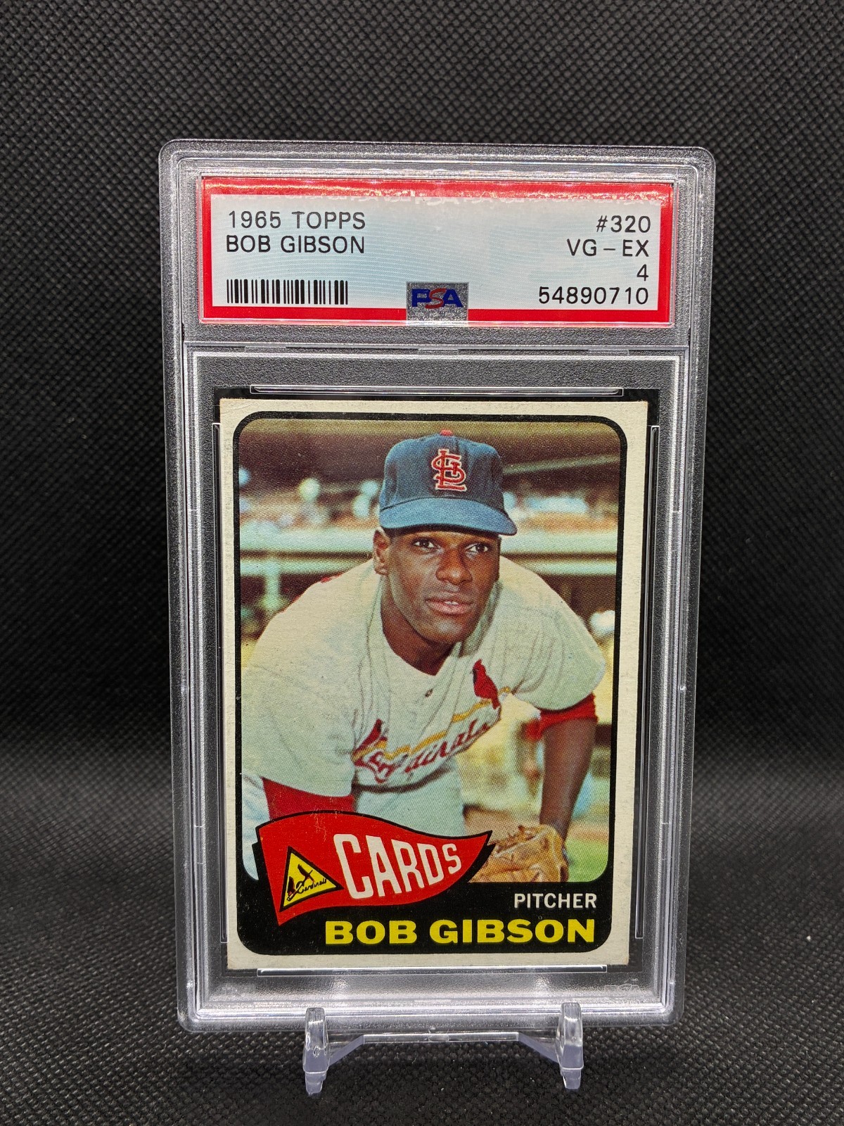 Bob Gibson 1965 Topps #320 PSA 4 St. Louis Cardinals