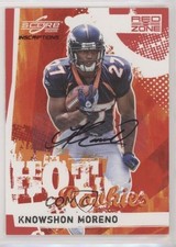 2009 Score Inscriptions Hot Rookies Red Zone 30/30 Knowshon Moreno #16 Auto 0v0