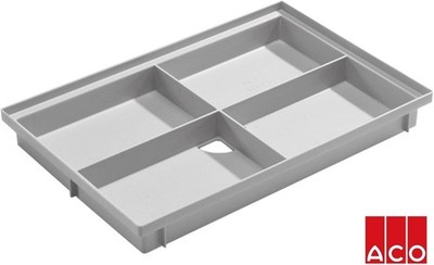 ACO Bodenwanne Vario Light 75mm, Kunststoff, 60x40cm