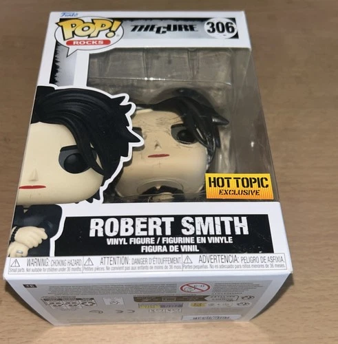 Funko Pop! Rocks The Cure Robert Smith #306 Hot Topic Exclusive with Protector