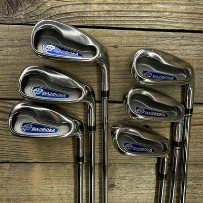wawawa メタルマッスル ５セット Tour Edge Golf BAZOOKA JMAX QL Iron Set 7-PW+SW+LW | RH | R-Flex