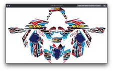 Fits Suzuki LTR450R GRAPHIC KIT STIKERS DECAL kit LTR 450r all years