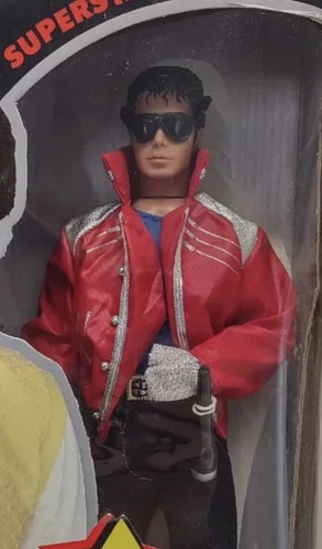 ヴィンテージ 1984年 マイケルジャクソン 80 年代のスーパースター "ビートイット"人形 ペン先 非常にレア - 画像3/3