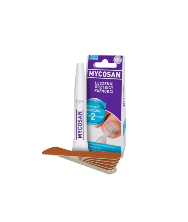 PROFOOT MYCOSAN 10ml + 10 Feilen für Nägel Behandlungsset für Nagelpilz