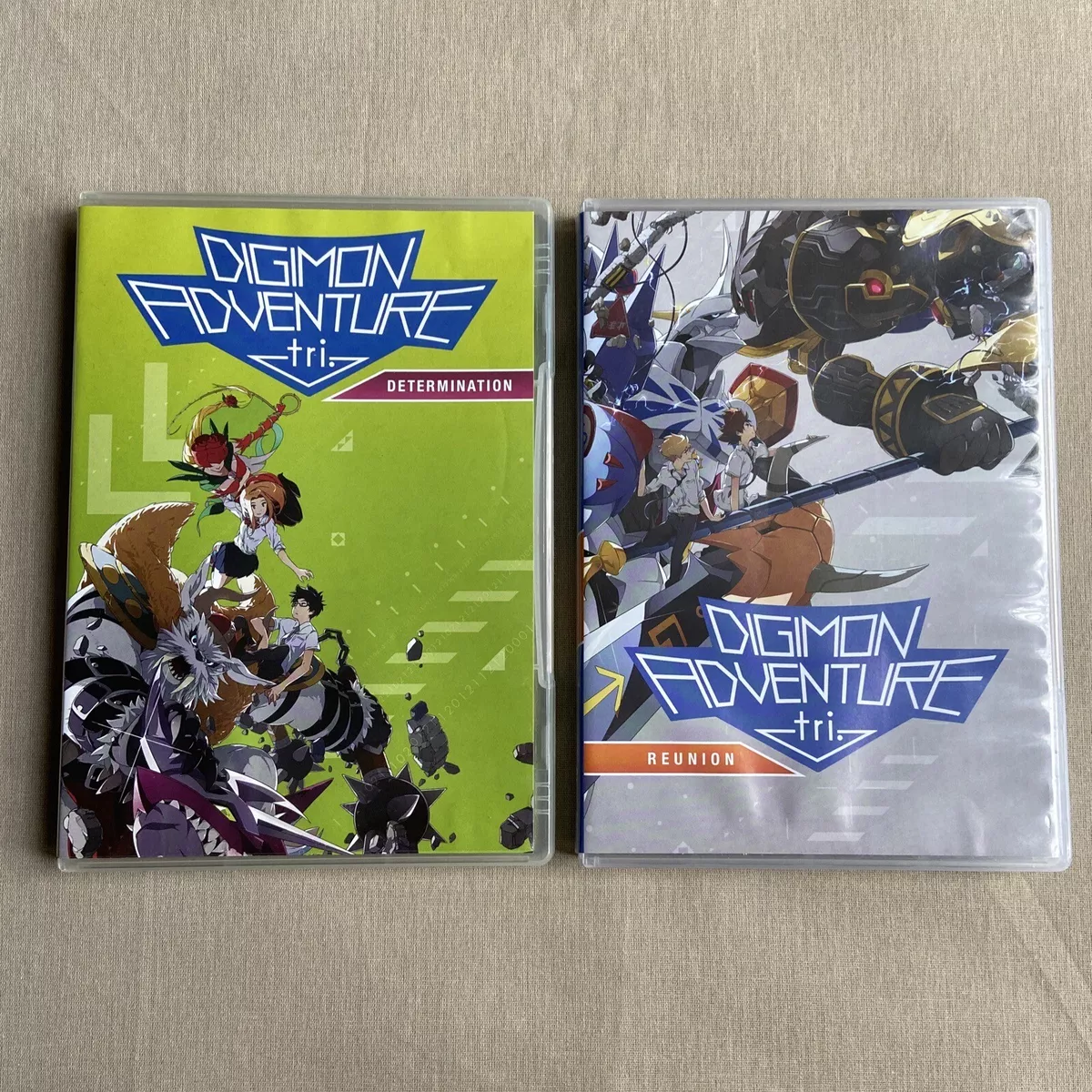 Digimon Adventure Tri: Reunion & Determination Set (2 DVD Lot) Anime  Adventure +