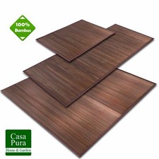 Bambus-Teppich Bambusmatte Tibet Teppich für Küche,Bad und Wohnraum 7 Größen