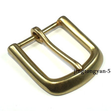 Solid Brass Belt Buckle Men's Pin Belt Buckles Fits For 1.5 inches Belt