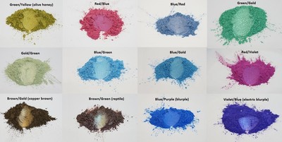 ZWEIFARBIGES CHAMÄLEON 5 g PERLENPULVER PIGMENT NAIL ART LACK GLIMMER UK