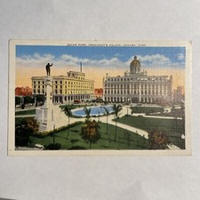 La Habana Cuba Parque Zayas Palacio Presidente Monumento Vista Aérea Postal