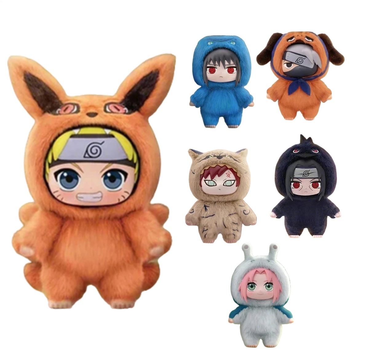 POP TOY: Naruto Beast Series Plush Blind Box Figure Gift 1pc