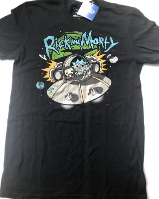Funko Pop Tee Rick And Morty Spaceship 