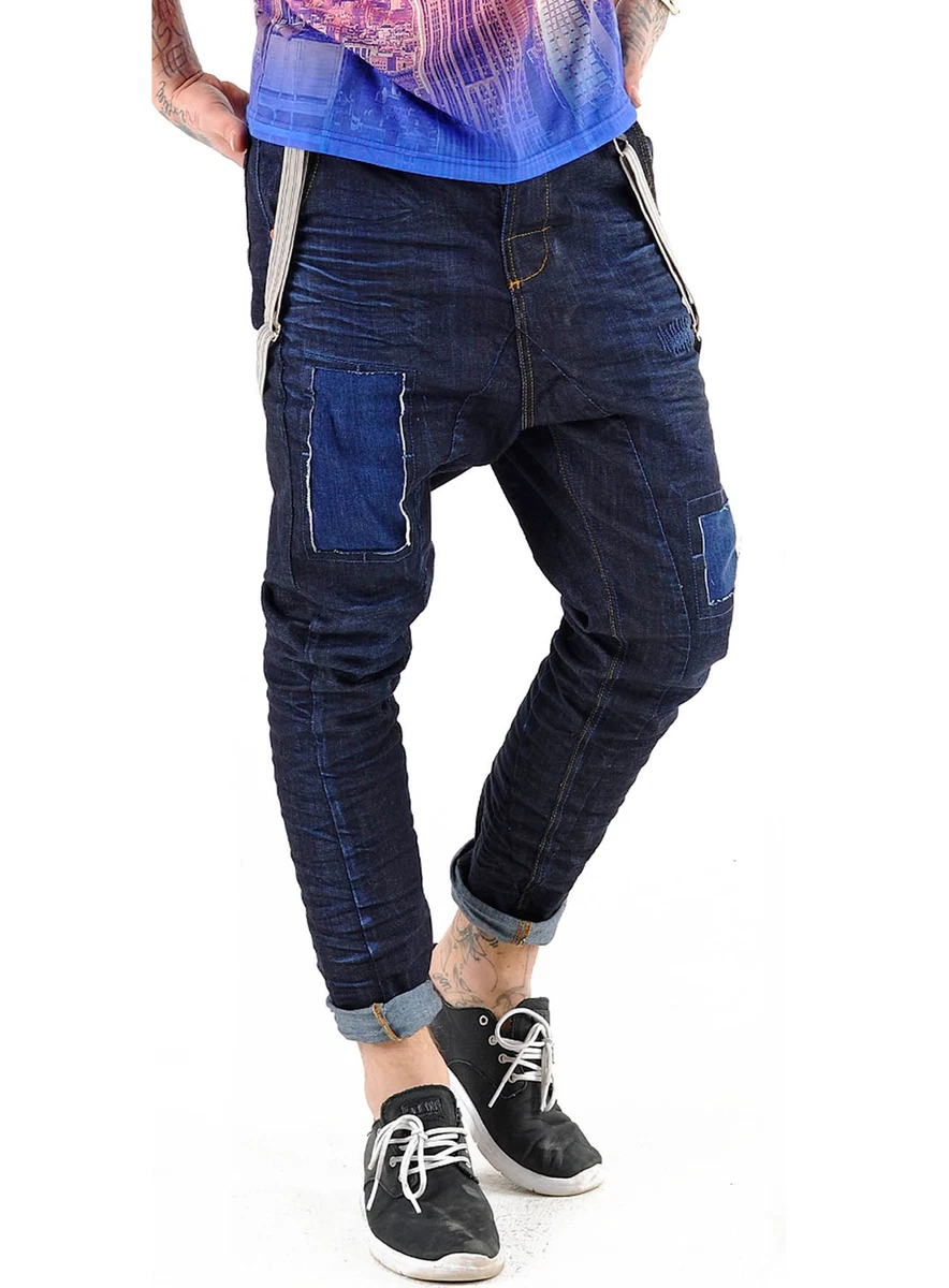 VSCT Jeans Herren Brad Slim Fit Rinsed mit Hosenträger V-5641529  