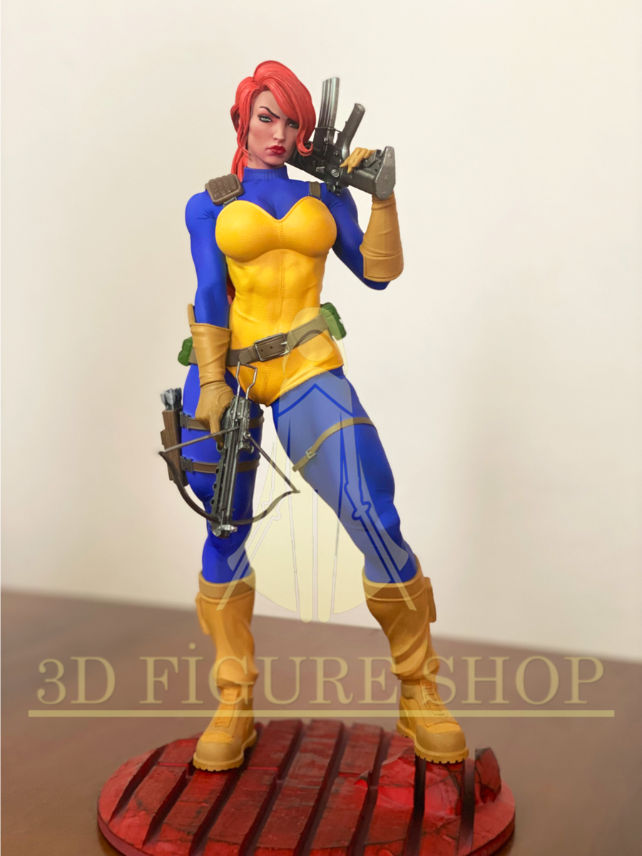Scarlett/G. I. Joe/25cm Figure/Profesional Painted | eBay