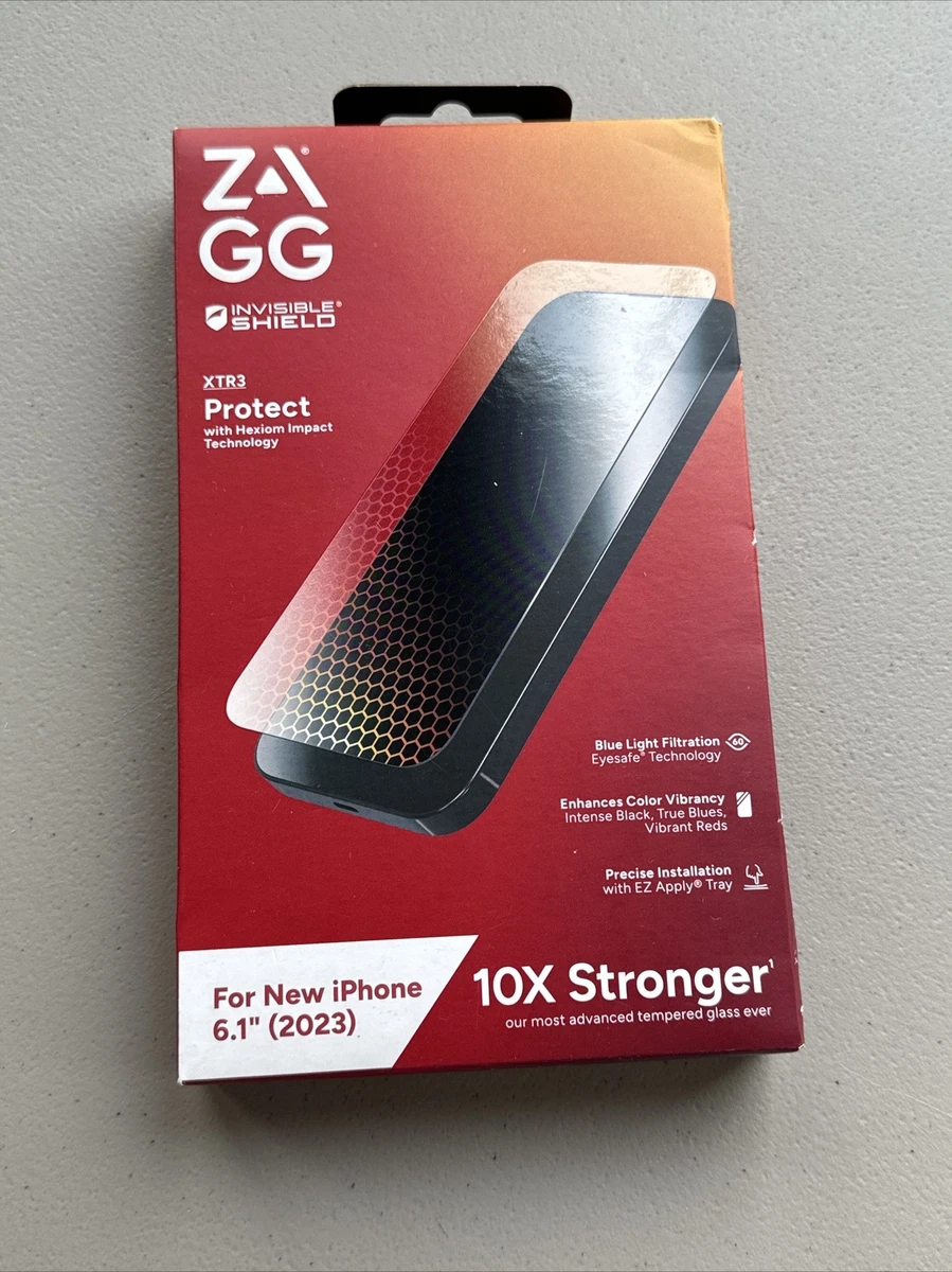 ZAGG InvisibleShield Tempered Glass XTR3 For Apple iPhone 15 6.1  