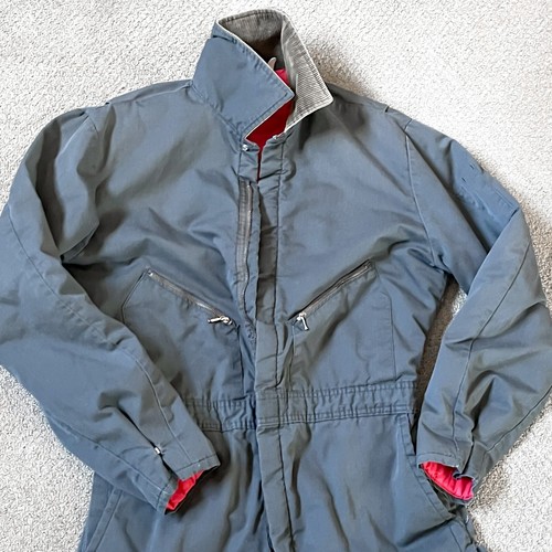 Walls Zero Zone Insulated Coveralls Lined Size Large Tall Gray Outerwear Vintage - Picture 3 of 13