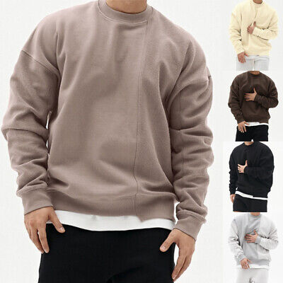 Men Sweatshirt T-shirt Pullover Casual Loose Jacket Long Men Sweatshirt T-shirt Pullover Casual Loose Jacket Long