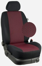 MCC Smart Forfour (Typ W453) Maß Sitzbezüge Komplettset: Phoenix-rot/schwarz
