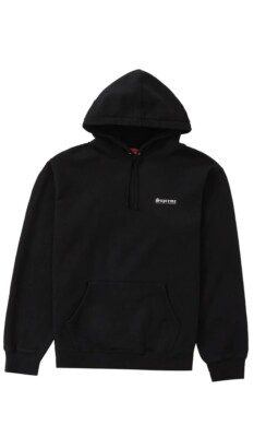 2020 SS20 SUPREME VIRGIN MARY HOODED SWEATSHIRT BLACK SIZE SMALL