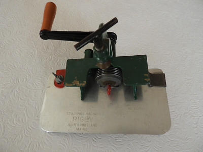 Vintage RC3 Rigby Cloth Stripping Machine South Portland Vintage RC3 Rigby Cloth Stripping Machine South Portland