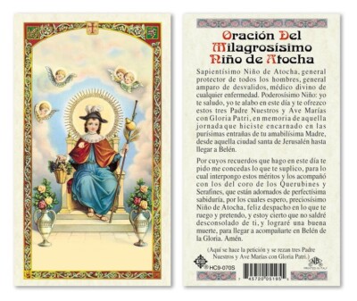 Nino de Atocha Oración Del Milagrosísimo