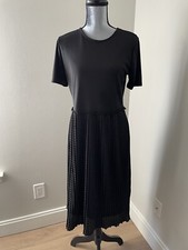 Zara Womens Black Midi Dress Size M