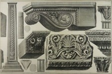 GIOVANNI BATTISTA ACQUAFORTE PIRANESI ARCHITETTURA ROMANA Della Magnificenza Roma