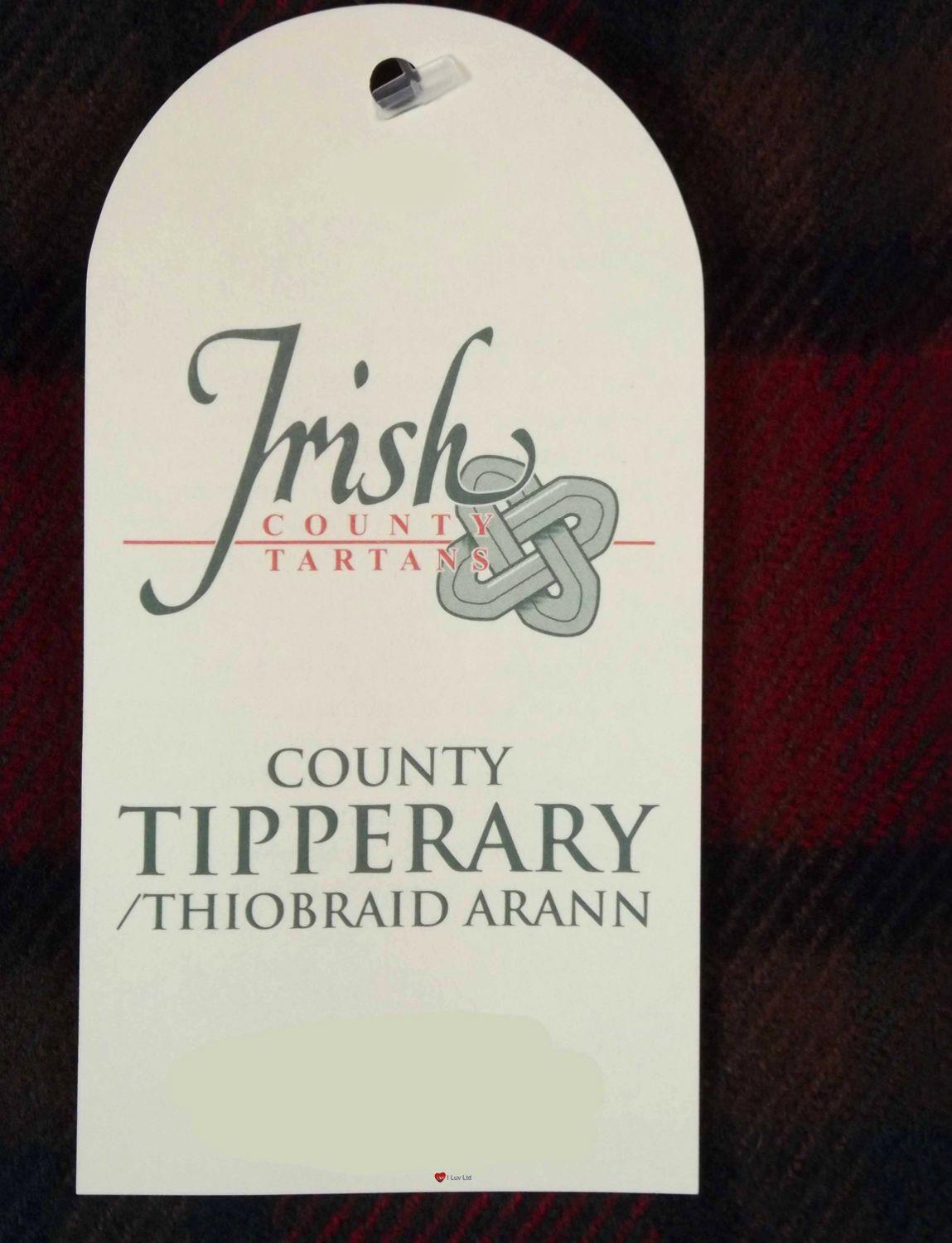 Mens Tie Irish Wool in Ireland County Tipperary Tartan Plaid image 4