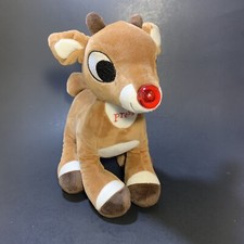 2020 Rudolph Red Nose Reindeer Musical Light Up Christmas 10" Plush