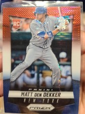 Cb2 sports card~prizm- mlb- Matt den dekker- #197- 2014