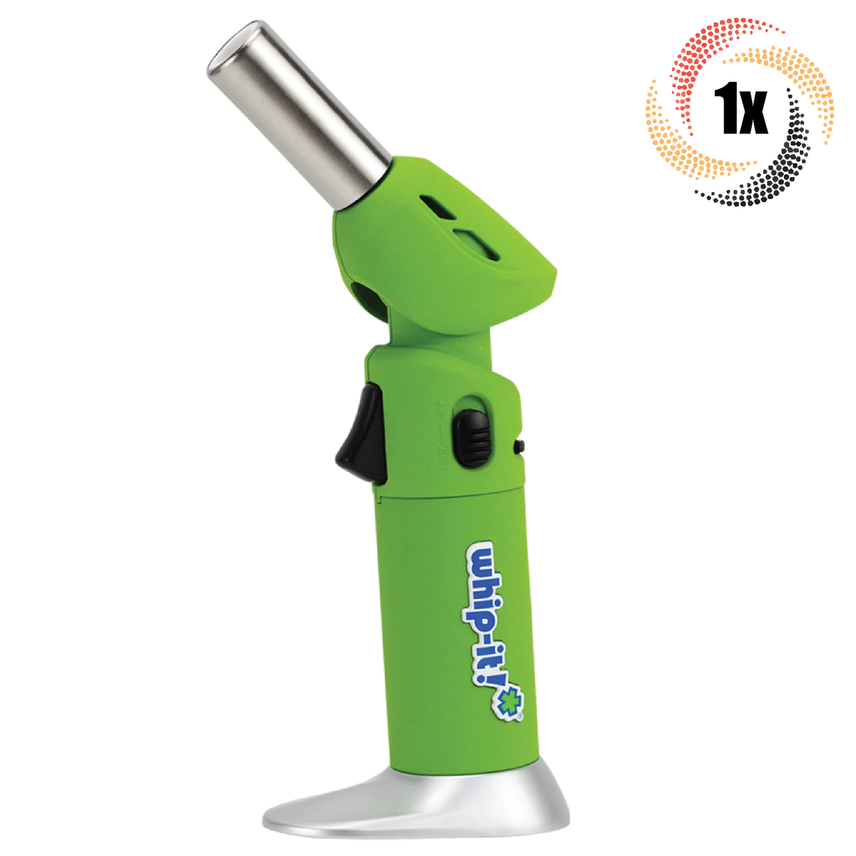 1x Torch Whip-It! Flex Green Butane Lightweight Torch | Adjustable