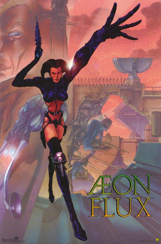 POSTER: MTV/TV :CARTOON : AEON FLUX - FREE SHIPPING #3046
