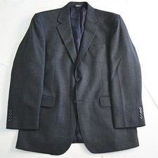 Jos A Bank 42R Blue Birdseye Traveler 100 Wool Blazer Suit Jacket Sport Coat