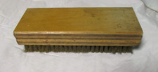 Vintage Horsehair Wood Shoe Cleaner Brush