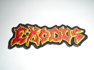 EXODUS THRASH METAL EMBROIDERED PATCH