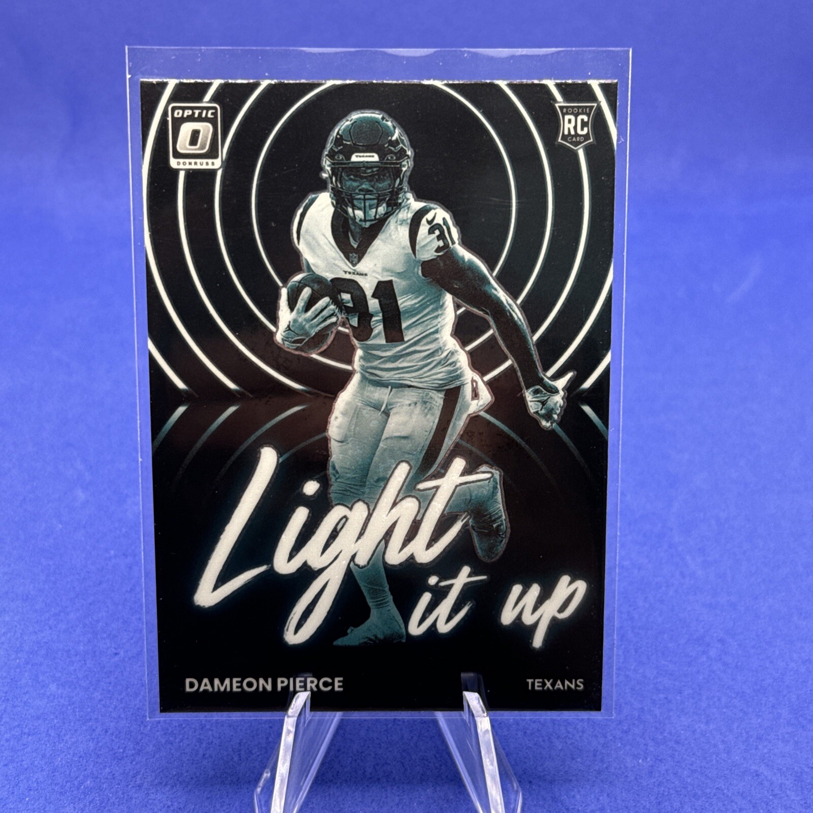 2022 Donruss Optic Dameon Pierce Light It Up Rookie LU-18 - Texans