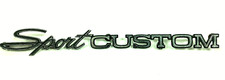 Ford Truck F100 F250 Sport PERSONALIZADO guardabarros trasero plataforma emblema cromado 1970-72 OEM T12
