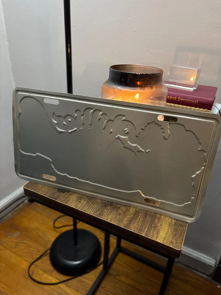 Placa de licença de metal vintage Philadelphia Phillies Phanatic 1978 rara! - Imagem 3 de 3