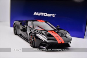 Autoart 1 18 2017 Ford Gt Black Ebay