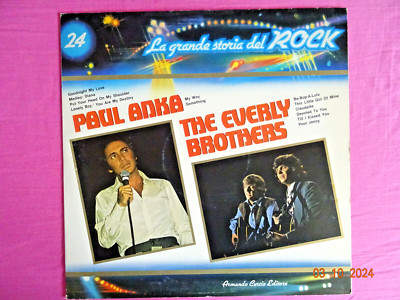 La Grande Storia Del Rock 24, Paul Anka, Everly Brothers, Vinyl 12'' LP,  MINT -