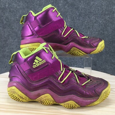 Adidas Shoes Mens Top Ten 2000 Basketball Sneakers Purple Mid Top G59159 