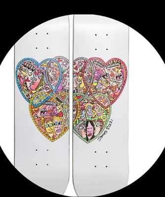 The Olympic Collection Art Skateboard 8'' James Rizzi Limited Edition2024 Neu 