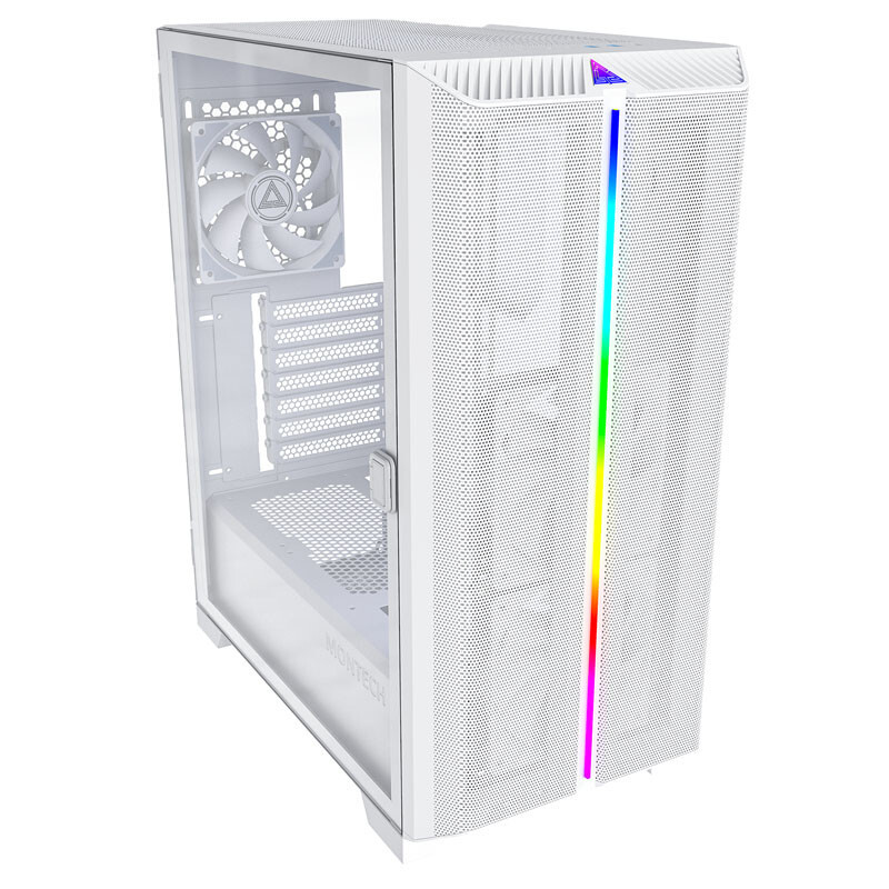 MONTECH SKY ONE Lite Midi-Tower Tempered Glass bianco SKY ONE LITE WT