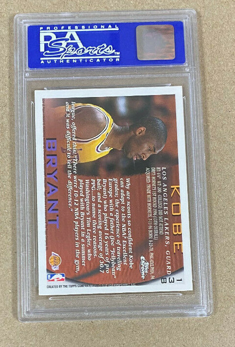 1996-97 Topps Chrome Kobe Bryant #138 Base (RC)