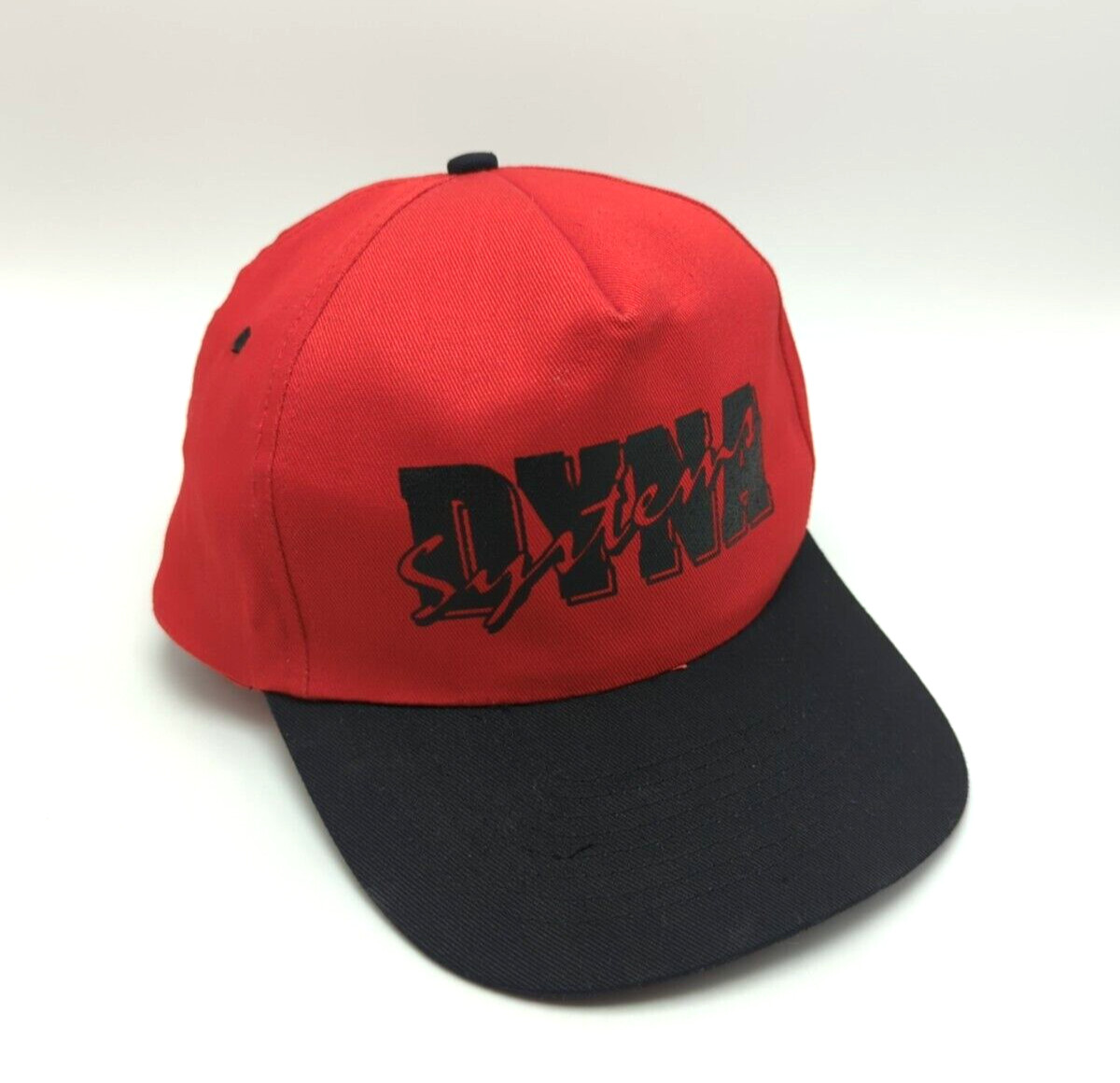 DYNA SYSTEMS hat red black adjustable snapback cap - image 7